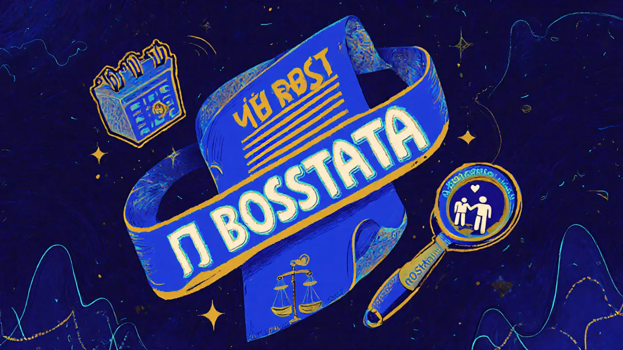 Юридический договор в стиле 60-х с надписью ИПЦ Росстата, окруженный календарем, весами и веб-сайтом, в психоделическом стиле.