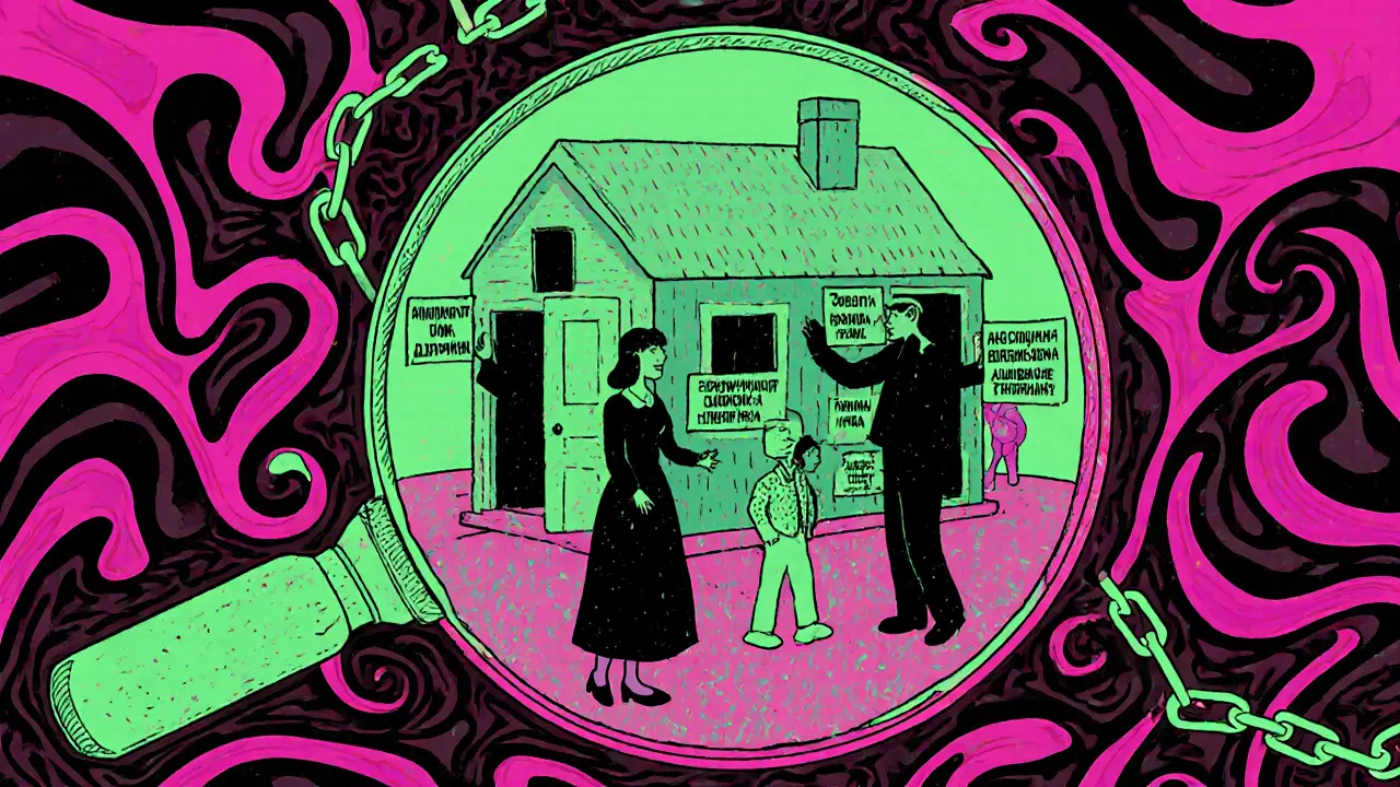 Судебный спор вокруг дома, где скрытые наследники и долги тянут его вниз.