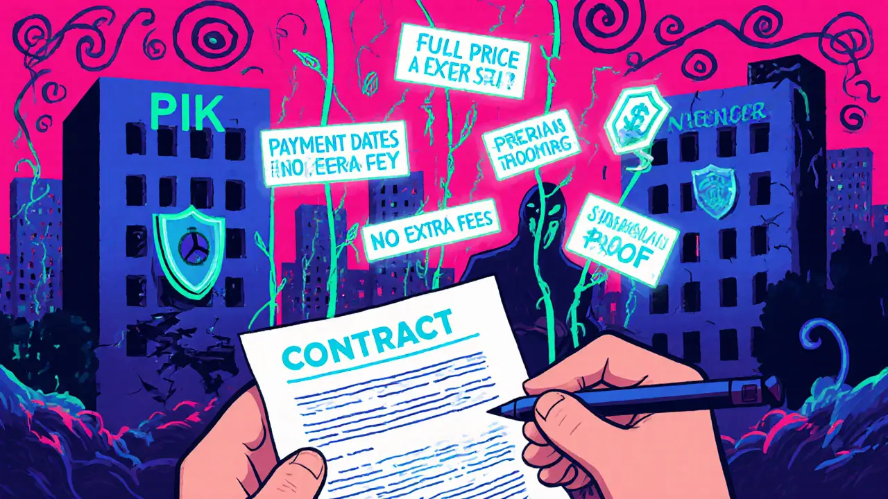 Рука подписывает договор с прозрачными условиями, в то время как скрытые сборы пытаются проникнуть внутрь.