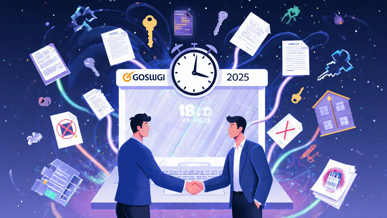 Цифровой портал Госуслуг в 2025 году обрабатывает документы для сделки с квартирами.