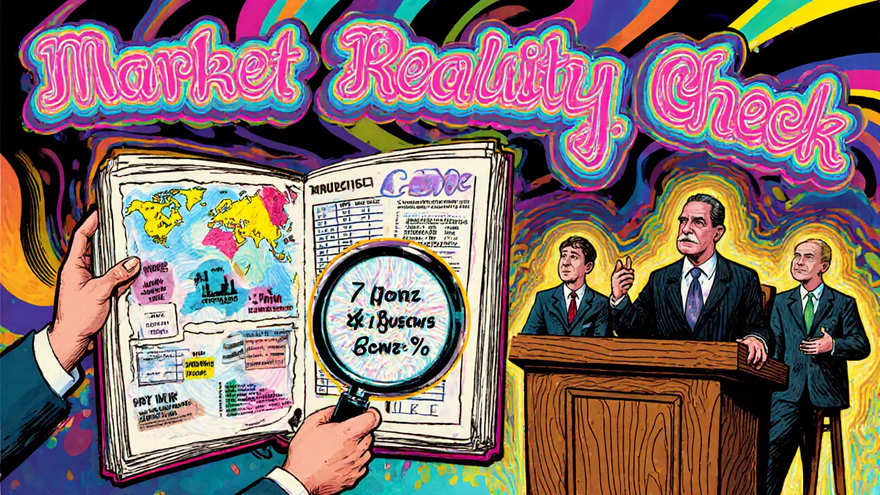 Судебное заседание с психоделическим отчётом, судья проверяет скрытые ошибки в оценке квартиры.