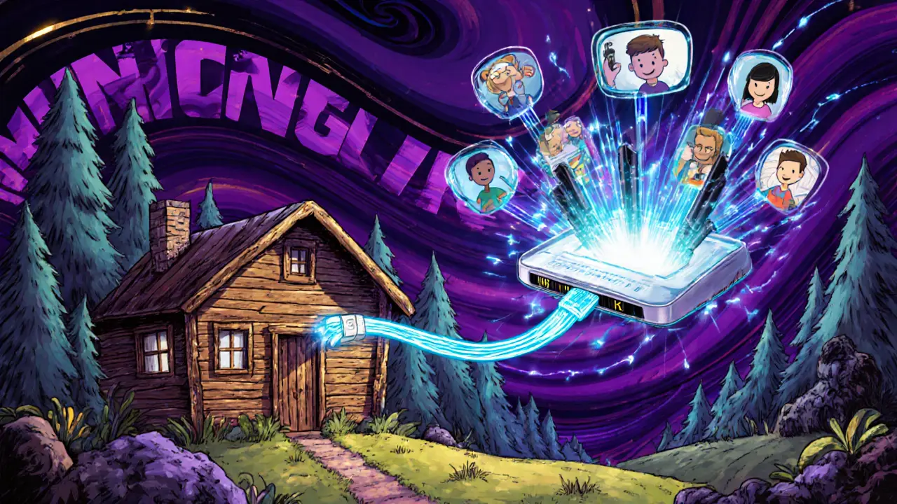 Как провести интернет в загородный дом: оптика, радио, спутник - что выбрать в 2025 году