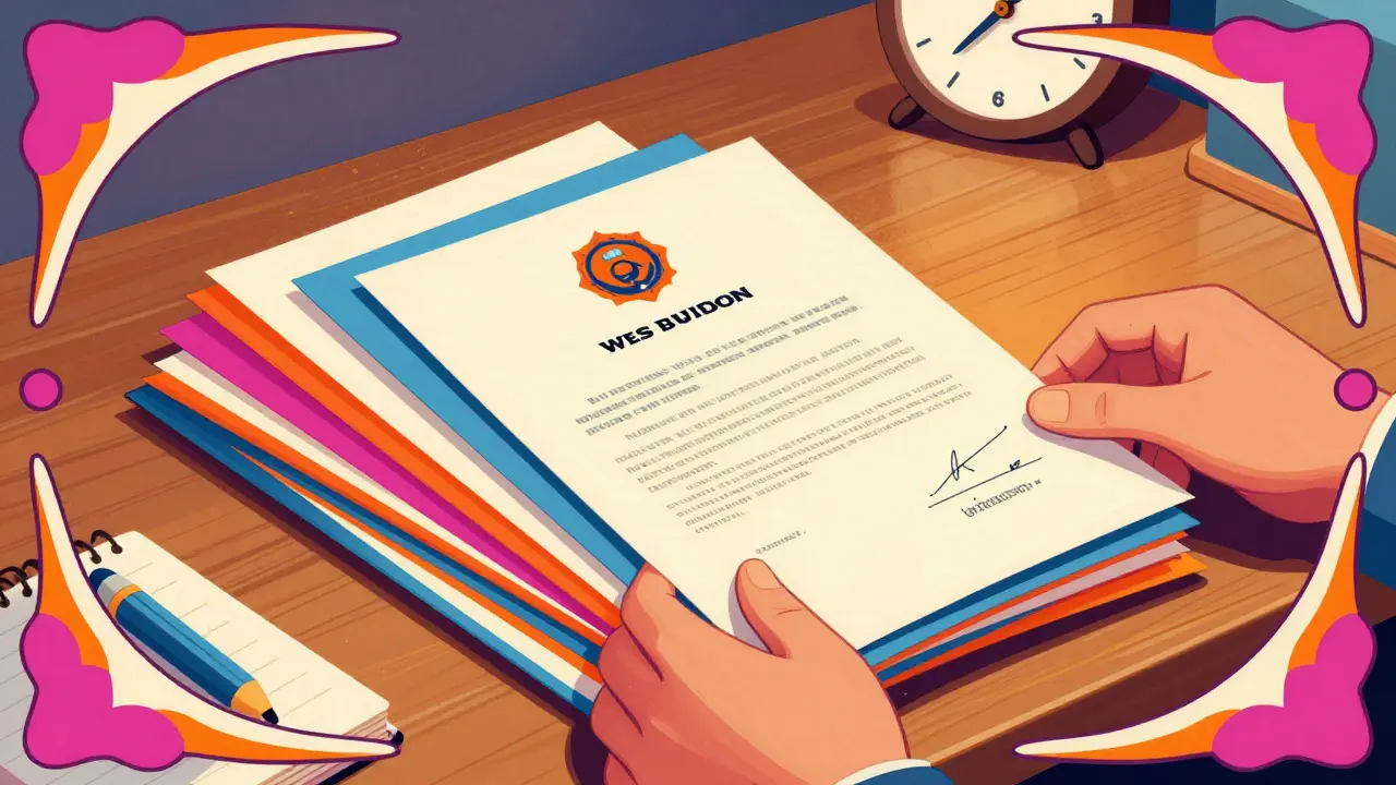 Руки сортируют документы на столе